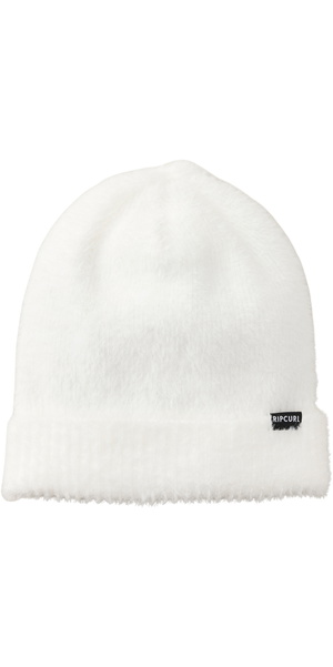 2025 Rip Curl Womens Fuzzy Reg Beanie 05OWHE - Off White